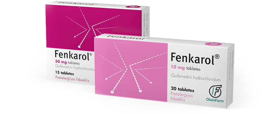 Piemērots visu alerģiju simptomu ārstēšanai